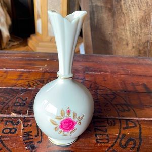Lenox hand‎ decorated rose bud vase